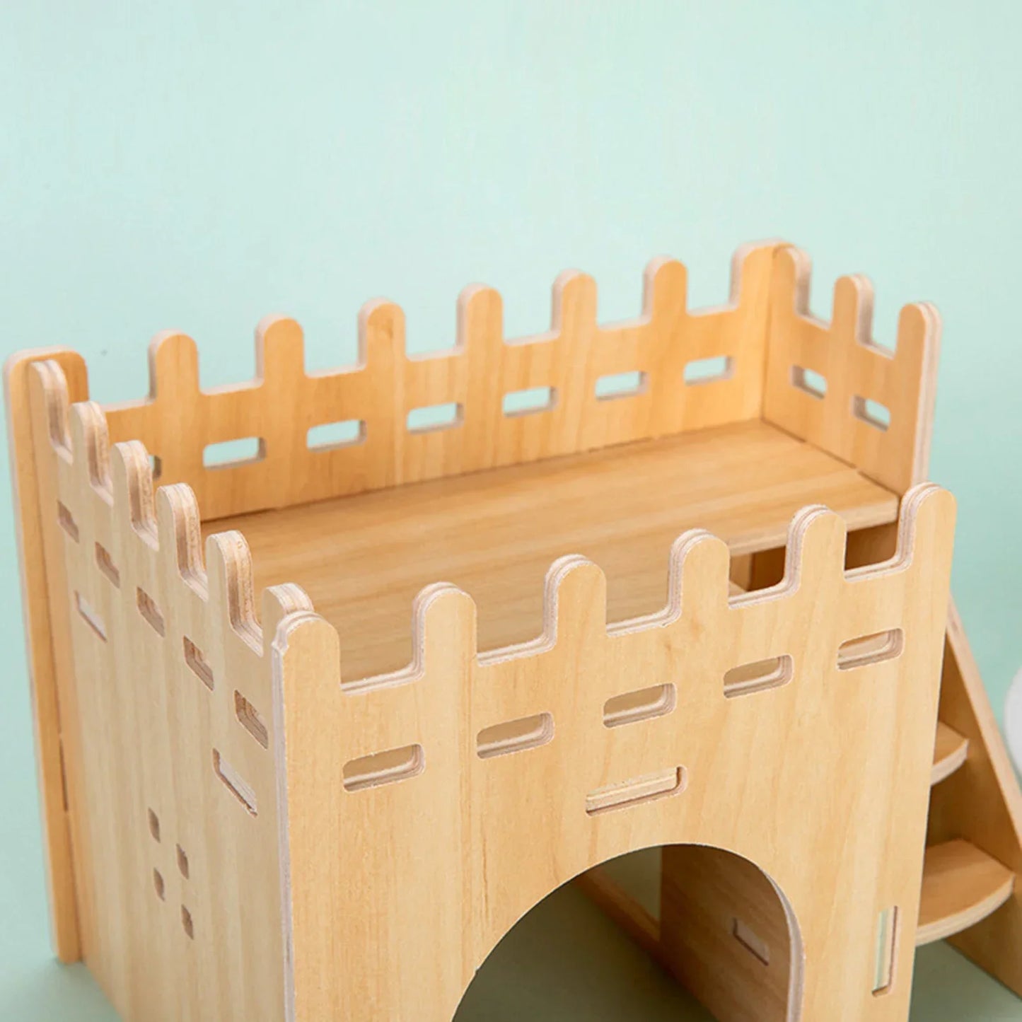 Pet Hamster Toys Wooden Bridge