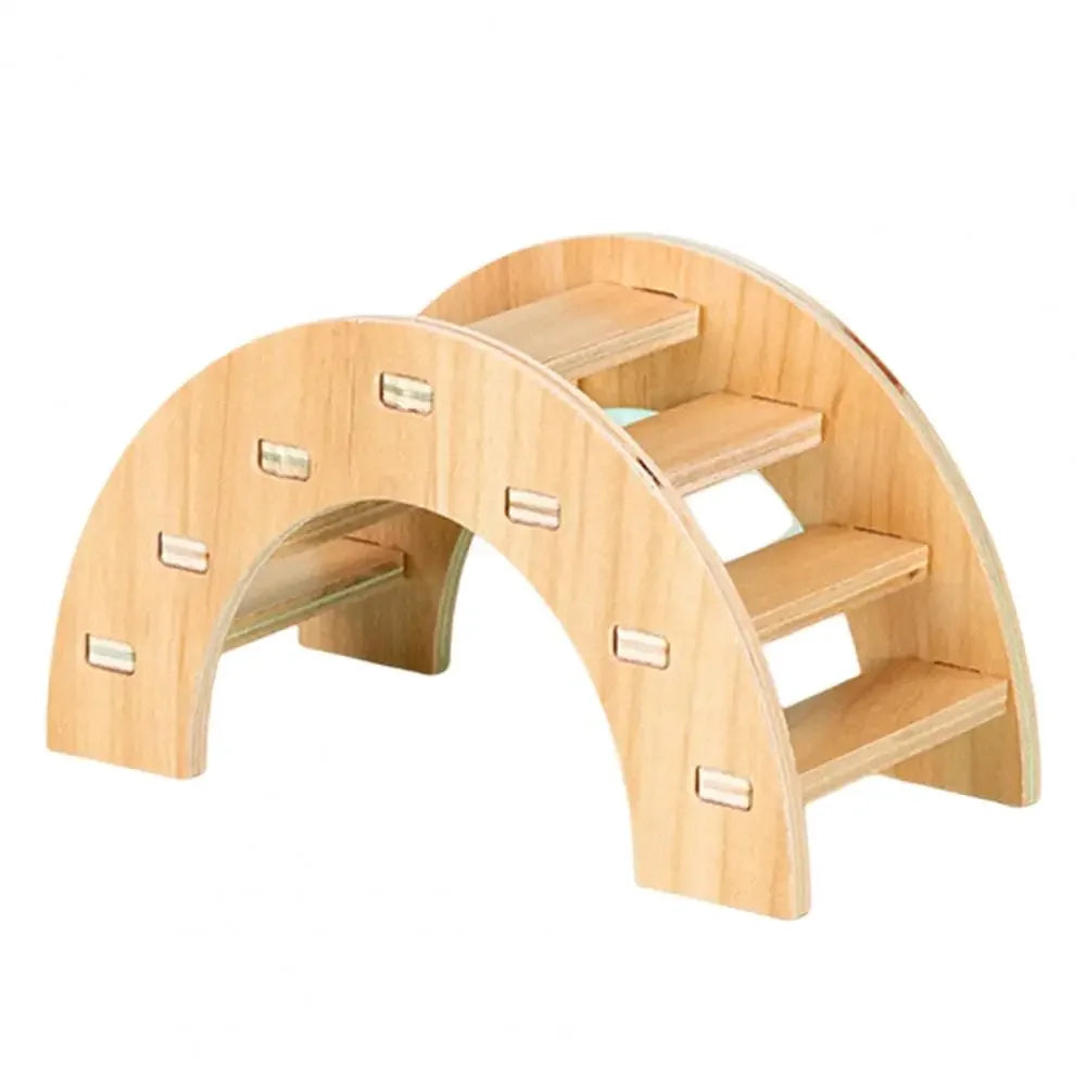 Pet Hamster Toys Wooden Bridge