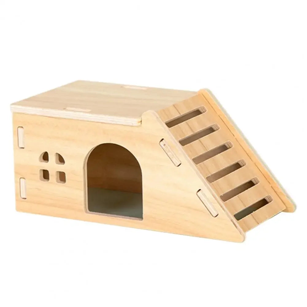Pet Hamster Toys Wooden Bridge