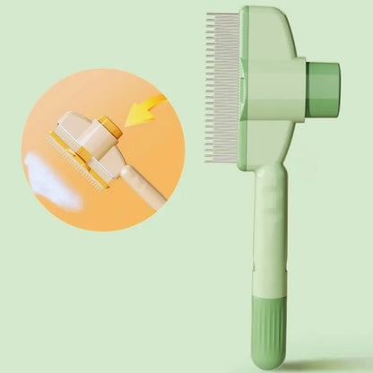 Dog Comb Pet Hair Remover One Button