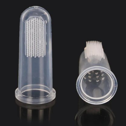 Silicone Fingertips Toothbrushes Cat Dog